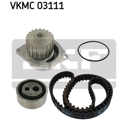 SKF Timing Belt Kit with Waterpump   VKMC03111