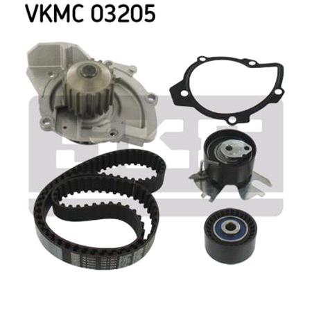 SKF Water Pump And Timing Belt Kit With Gaskets VKMC 03314 Height - View #10