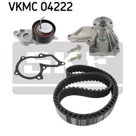 SKF Timing Belt Kit with Waterpump   VKMC04222