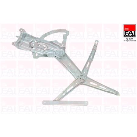 Front Right Electric Window Regulator (with motor) for OPEL ZAFIRA (F75_), 1999 2005, 4 Door Models, WITHOUT One Touch/Antipinch, motor has 2 pins/wires
