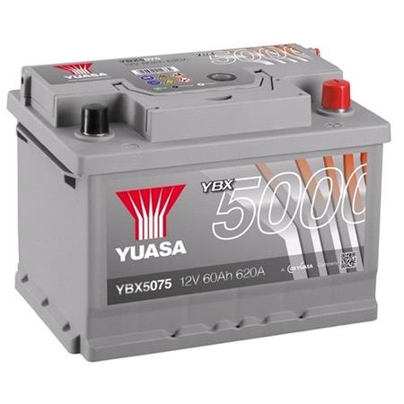 YUASA YBX5075 Silver High Performance Battery 075 3 Year Warranty