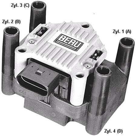 Beru Ignition Coil   ZSE003
