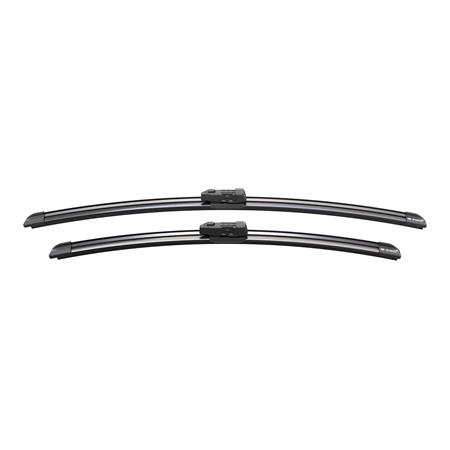 Bosch A124S AeroTwin Flat Wiper Blade Set (550/450mm) for Dacia Bigster 2024 Onwards