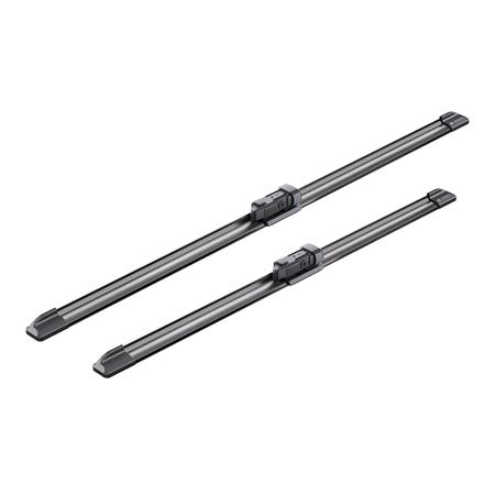 Bosch A124S AeroTwin Flat Wiper Blade Set (550/450mm) for Dacia Bigster 2024 Onwards