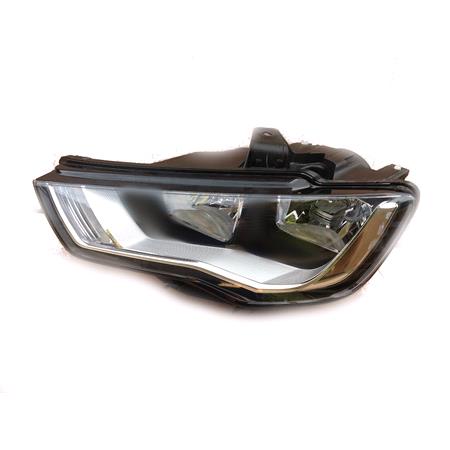 Left Headlamp (Halogen, Takes H7 / H15 Bulbs, Supplied With Motor) for Audi A3 Convertible 2012 on