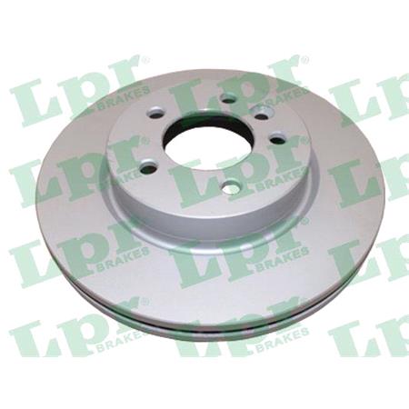 LPR Front Axle Coated Brake Discs (Pair)   Diameter: 317mm