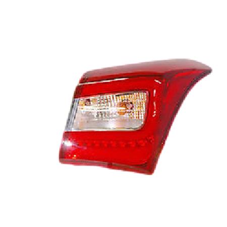 Right Rear Lamp (Outer, On Quarter Panel, Conventional Bulb Type) for Hyundai i30 Hatchback 2012 2016