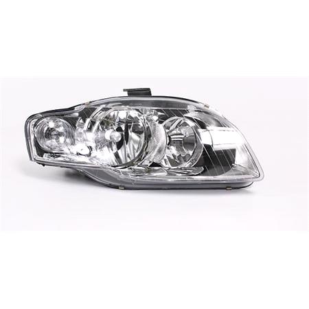 Right Headlamp (With Clear Indicator, Original Equipment) for Audi A4 2005 2007