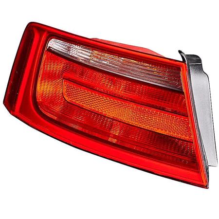 Left Rear Lamp (Outer, Not LED, With Bulb Holder, Original Equipment) for Audi A5 Convertible 2009 2011