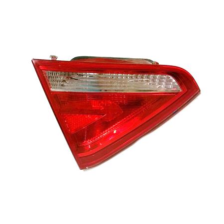 Left Rear Lamp (Inner, On Boot Lid, Not LED, With Bulb Holder, Original Equipment) for Audi A5 Convertible 2009 2011