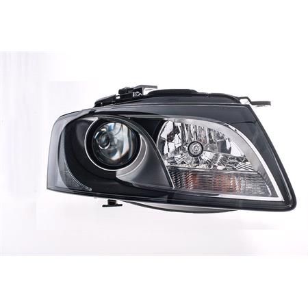 Right Headlamp (Halogen, Takes H7 / H7 Bulbs, Original Equipment) for Audi A5 Convertible 2009 2011