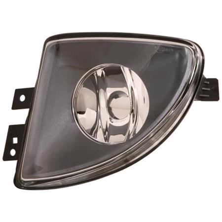 Left Front Fog Lamp (Glass Lens, Takes H8 Bulb, Supplied Without Bulb) for BMW 5 Series 2010 on