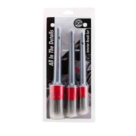 Chemical Guys Interior Detailing Brushes   Pack of 3