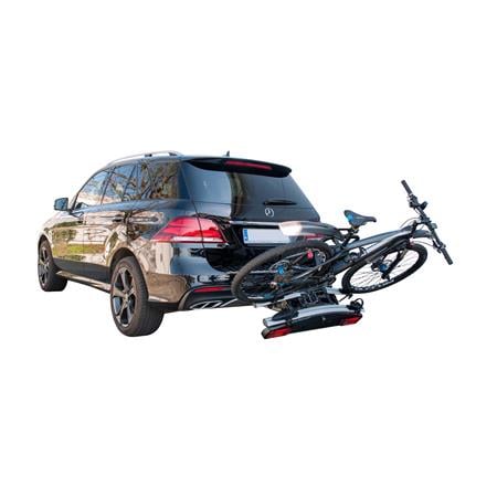 Aguri Active 2 silver tow bar mounted bike rack (wheel support)   2 (3) bikes