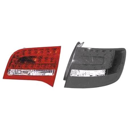 Right Rear Lamp (Inner, On Boot Lid, LED, Original Equipment) for Audi A6 Avant 2009 to 2011