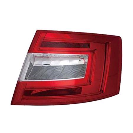 Right Rear Lamp (LED / Halogen, Supplied Without Bulbholder) for Skoda OCTAVIA 2012 to 2016