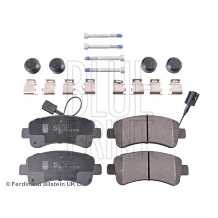 Blueprint Rear Brake Pads (Full set for Rear Axle)   ADP154248