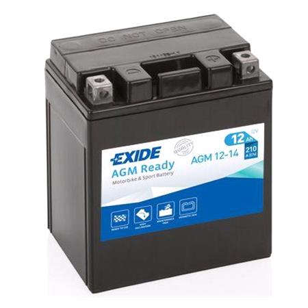 EXIDE Motorcycle Battery   AGM12 14 AGM 12V Battery