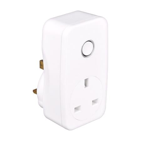 BG Electrical 13A Smart Power Adaptor   White Moulded