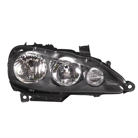 Right Headlamp (Halogen, Takes H7 / H1 Bulbs, Supplied With Motor, Original Equipment) for Alfa Romeo 147 2007 on