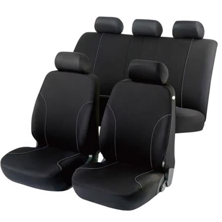 Walser Allessandro Zipp It Car Seat Cover Set   Black For Vauxhall ASTRA MK V Hatch 2004 2009