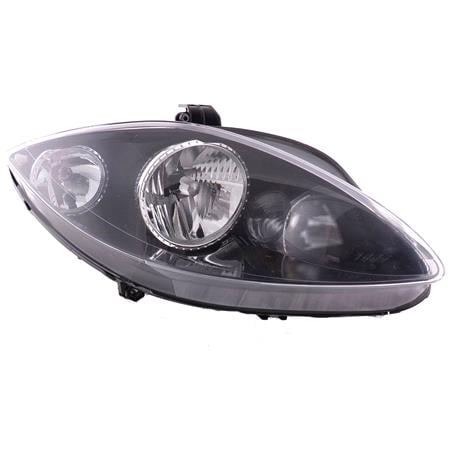Right Headlamp (Halogen, Takes H7 / H1 Bulbs, Supplied Without Motor, Original Equipment) for Seat ALTEA XL 2004 2007