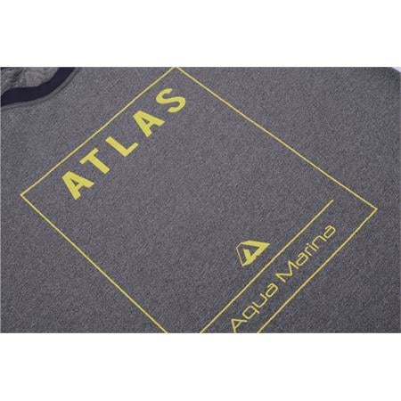 Aqua Marina Atlas Men's Short Sleeve Rash Vest   Grey   Size L