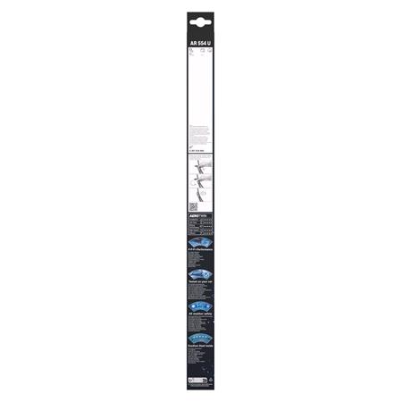 Bosch AR554U AeroTwin Flat Wiper Blade (550mm) for Dacia SPRING 2020 Onwards