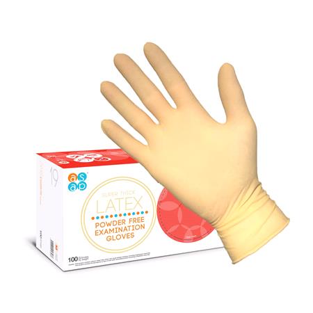 Medical Exam Gloves   Super Thick, Power Free, Latex x100   Medium