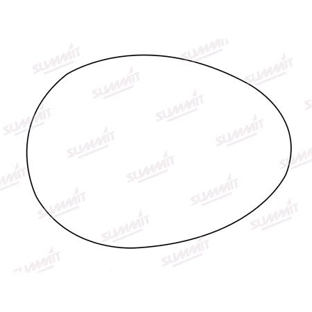 Left / Right Stick On Wing Mirror Glass for Mini Clubman, 2007 2015
