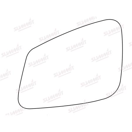 Left Stick On Wing Mirror Glass for BMW 5 Touring, 2010 Onwards