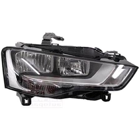 Right Headlamp (Halogen, Takes H7 / H7 Bulbs,Supplied With Motor, Original Equipment) for Audi A5 Coupe 2012 2017