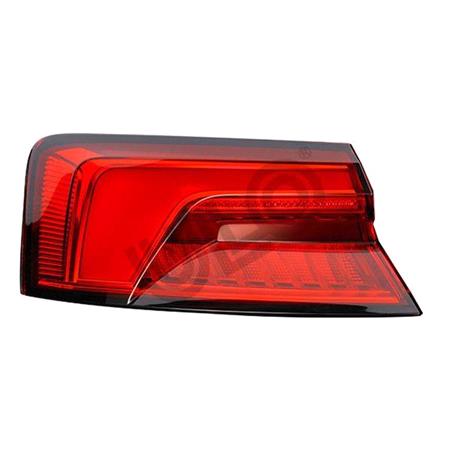 Left Rear Lamp (Outer, On Quarter Panel, LED, With Standard Indicator, Original Equipment) for Audi A5 Convertible 2016 on