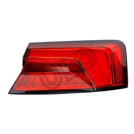 Right Rear Lamp (Outer, On Quarter Panel, LED, With Swiping Indicator, Original Equipment) for Audi A5 Convertible 2016 on