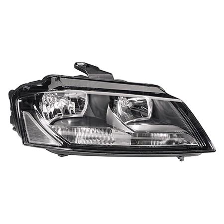 Right Headlamp (Halogen, Takes H7 / H7 Bulbs, Supplied With Motor, Original Equipment) for Audi A3 3 Door 2008 on