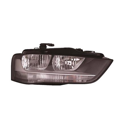 Right Headlamp (Halogen, Takes H7 / H7 Bulbs, Supplied With Bulbs & Motor, Original Equipment) for Audi A4 2012 2015