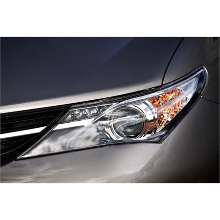 Left Headlamp (Halogen, Takes HIR Bulb, With LED Daytime Running Lamp, Supplied With Motor, Original Equipment) for Toyota AURIS 2013 2015