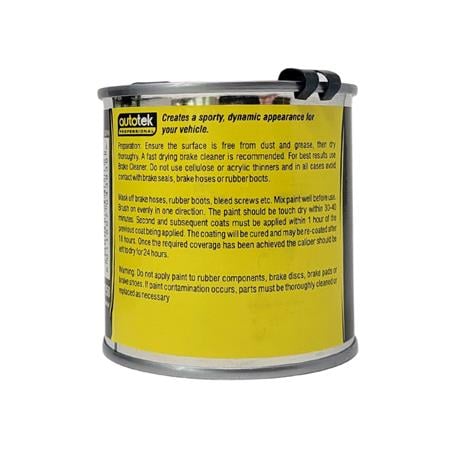 Autotek Brake Caliper Paint Kit Yellow   Cleaner, Paint & Brushes