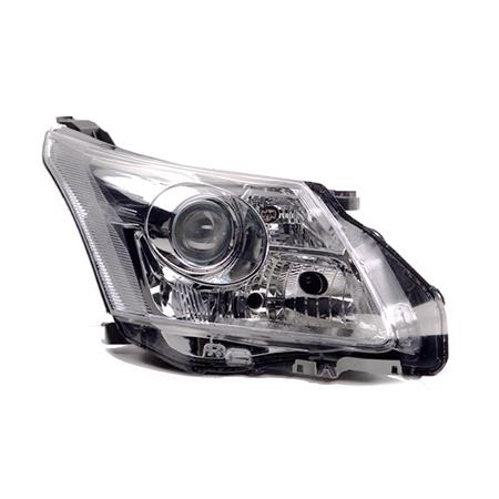 Right Headlamp (Projector Type, Halogen, Takes H11/HB3 Bulbs, Supplied Without Motor) for Toyota AVENSIS Estate  2009 2011