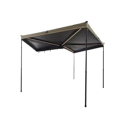 Front Runner Side Awning 270° Light Leaf   2m   Left