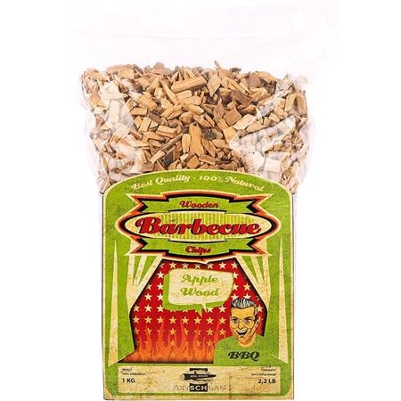 Axtschlag Barbecue Wood Smoking Chips   Apple Wood 1kg