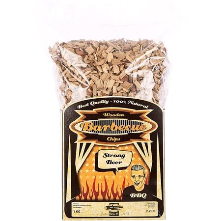 Axtschlag Barbecue Wood Smoking Chips   Strong Beer 1kg