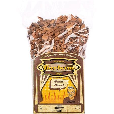 Axtschlag Barbecue Wood Smoking Chips   Plum Wood 1kg