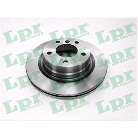 LPR Rear Axle Coated Brake Discs (Pair)   Diameter: 300mm