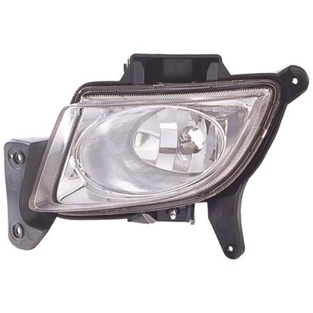 Left Front Fog Lamp (Black Bezel, Takes H7W/ Bulb) for Hyundai i30 Hatchback 2009 on