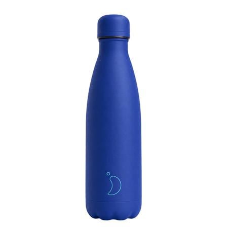 Chilly's Water Bottle Matte   All Blue 500ml 