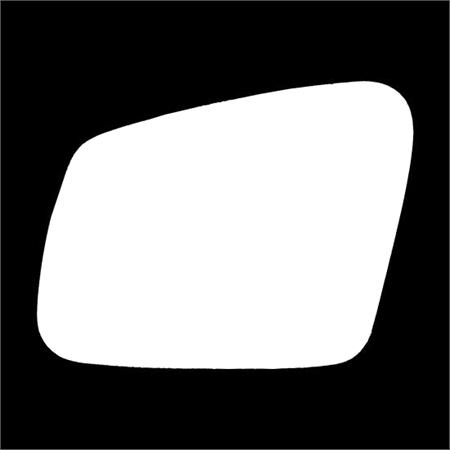 Left Stick On Wing Mirror Glass for Mercedes E CLASS Coupe 2009 Onwards