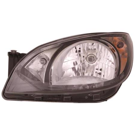 Left Headlamp (Halogen, Takes H4 Bulb, Supplied Without Motor) for Skoda CITIGO 2012 on