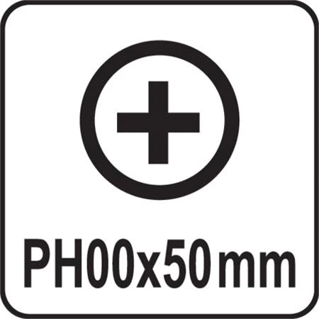 PHILLIPS PRECISION SCREWDRIVER PH00x50MM