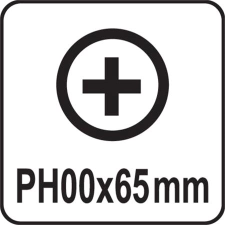 PHILLIPS SCREWDRIVER PH00x65MM